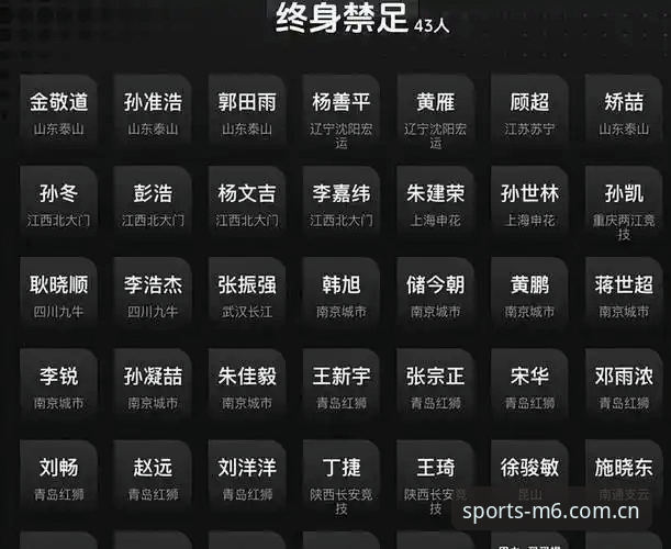 M6体育观赛平台安装失败 中国足协第三批禁足名单深度评测:M6体育平台带你透视中国足球反腐风暴